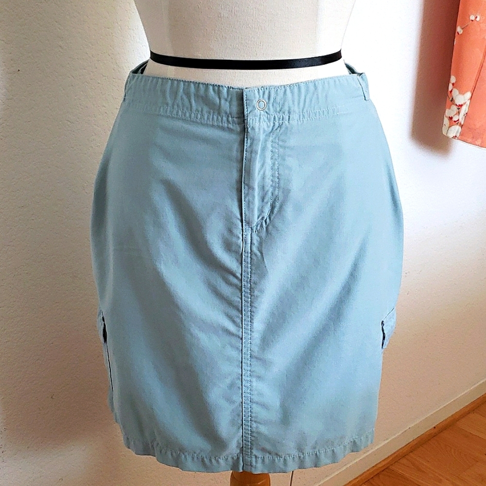 Horny Toad Light Blue Walking Skirt Size 6 - image 1